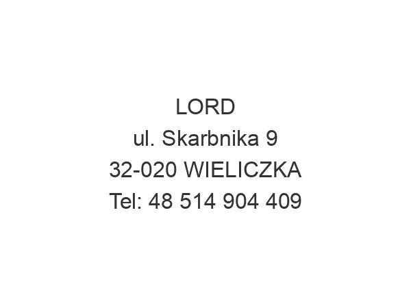 LORD ul. Skarbnika 9 