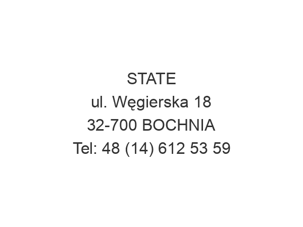 STATE ul. Węgierska 18 